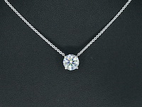 Witgouden halsketting met een briljant van 2.00 carat - afbeelding 4 van  8