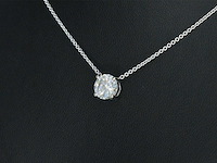 Witgouden halsketting met een briljant van 2.00 carat - afbeelding 5 van  8