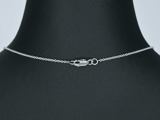 Witgouden halsketting met een briljant van 2.00 carat - afbeelding 7 van  8