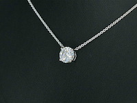 Witgouden halsketting met een briljant van 2.00 carat - afbeelding 4 van  9