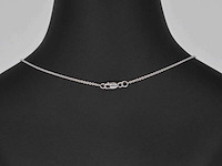 Witgouden halsketting met een diamant van 0.70 carat - afbeelding 3 van  7