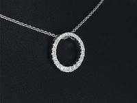 Witgouden hanger briljant 0.40 ct - afbeelding 5 van  9