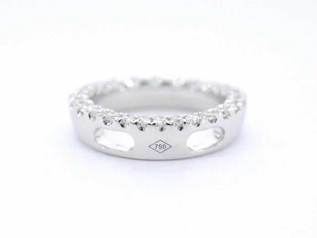 Witgouden hanger briljant 0.40 ct - afbeelding 8 van  9