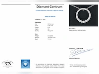 Witgouden hanger briljant 0.40 ct - afbeelding 9 van  9