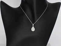 Witgouden hanger briljant 1.00 ct - afbeelding 2 van  9