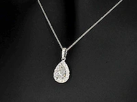 Witgouden hanger briljant 1.00 ct - afbeelding 3 van  9