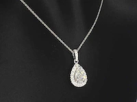 Witgouden hanger briljant 1.00 ct - afbeelding 4 van  9