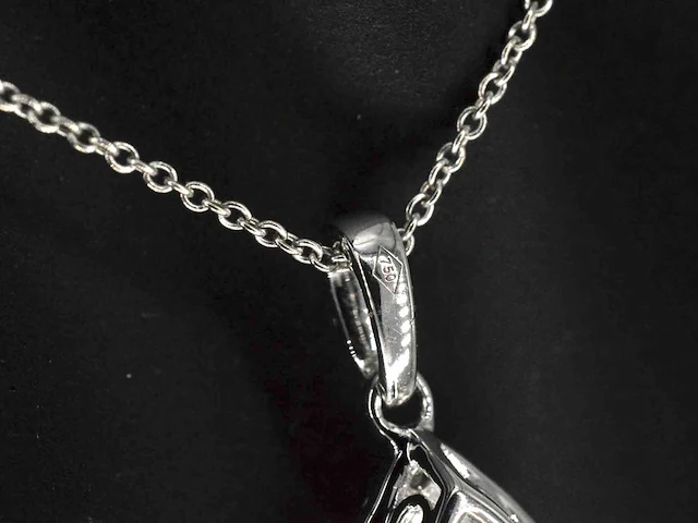 Witgouden hanger briljant 1.00 ct - afbeelding 6 van  9