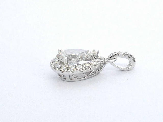 Witgouden hanger briljant 1.00 ct - afbeelding 7 van  9