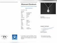 Witgouden hanger briljant 1.00 ct - afbeelding 9 van  9