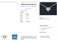 Witgouden hanger met diamant - afbeelding 3 van  8