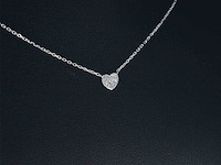 Witgouden hanger met diamant - afbeelding 5 van  8