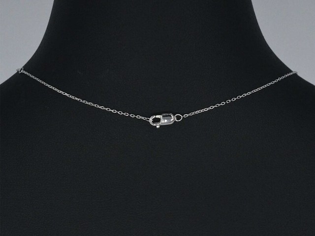 Witgouden hanger met diamant - afbeelding 5 van  6