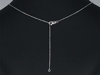 Witgouden hanger met diamant - afbeelding 6 van  6