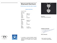 Witgouden hanger met diamanten 1.60 carat - afbeelding 3 van  6