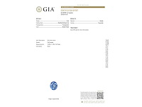 Witgouden hanger met diamanten en tanzaniet - afbeelding 4 van  12