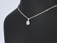 Witgouden hanger met diamanten, excl. ketting - afbeelding 3 van  8