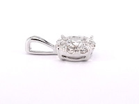 Witgouden hanger met diamanten, excl. ketting - afbeelding 5 van  8