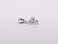 Witgouden hanger met diamanten, excl. ketting - afbeelding 5 van  6