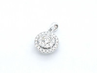 Witgouden hanger met diamanten, excl. ketting - afbeelding 5 van  9