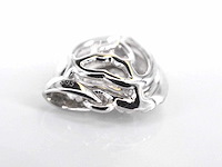 Witgouden hanger met diamanten in hartvorm - afbeelding 7 van  8