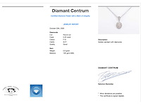 Witgouden hanger met diamanten - afbeelding 3 van  7