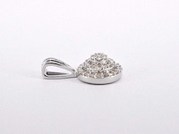 Witgouden hanger met diamanten - afbeelding 6 van  7
