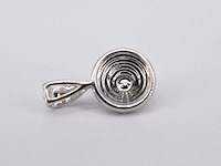 Witgouden hanger met diamanten - afbeelding 7 van  7