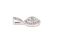 Witgouden hanger met diamanten - afbeelding 6 van  7