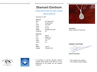 Witgouden hanger met druppelvorm briljant 3.00 carat - afbeelding 3 van  8