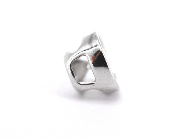 Witgouden hanger met een briljant geslepen diamant, excl. ketting - afbeelding 5 van  8