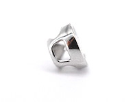 Witgouden hanger met een briljant geslepen diamant, excl. ketting - afbeelding 5 van  8