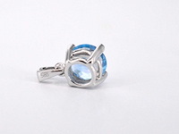 Witgouden hanger met topaas - afbeelding 7 van  7