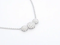 Witgouden ketting met briljant geslepen diamanten - afbeelding 7 van  10