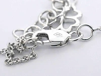 Witgouden ketting met briljant geslepen diamanten - afbeelding 9 van  10