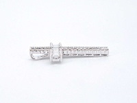 Witgouden kruis hanger met briljant geslepen diamanten - afbeelding 8 van  9