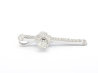 Witgouden kruishanger met diamanten, excl. ketting - afbeelding 5 van  9