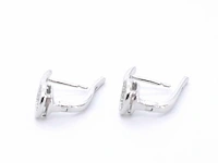 Witgouden oorbellen diamant 0.20 ct - afbeelding 9 van  10