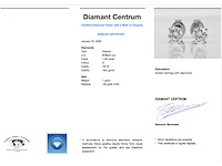 Witgouden oorbellen diamant 1.00 ct - afbeelding 5 van  5