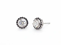 Witgouden oorbellen diamant 1.00 ct