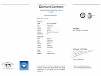 Witgouden oorbellen diamant 1.00 ct - afbeelding 8 van  8