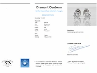 Witgouden oorbellen diamant 1.00 ct - afbeelding 5 van  5