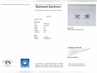 Witgouden oorbellen diamant 1.00 ct - afbeelding 7 van  7