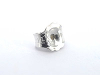 Witgouden oorbellen diamant smaragd - afbeelding 9 van  11