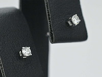 Witgouden oorbellen diamant - afbeelding 5 van  5