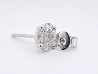 Witgouden oorbellen diamant - afbeelding 5 van  9