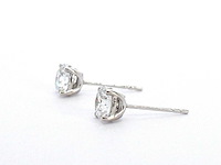 Witgouden oorbellen diamanten 2.00 carat - afbeelding 5 van  9