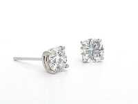 Witgouden oorbellen diamanten 2.00 carat - afbeelding 6 van  9