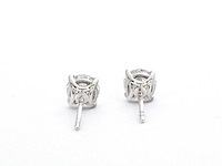 Witgouden oorbellen diamanten 2.00 carat - afbeelding 8 van  9