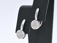 Witgouden oorbellen met diamant - afbeelding 2 van  9